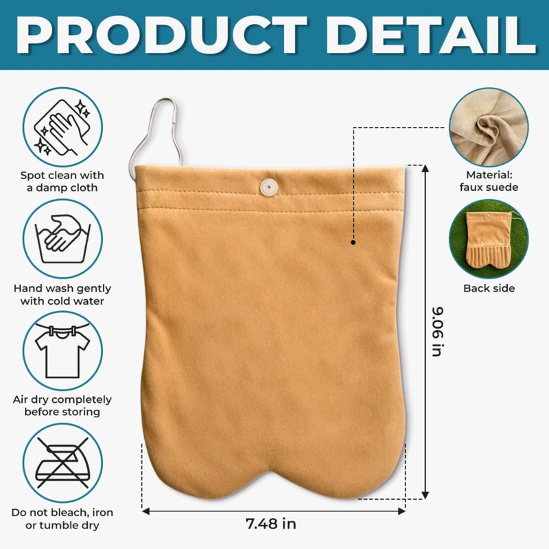 Custom Flannel Golf Ball Bag Sack - Personalized Birthday Gifts For Golf Lovers, Sports Fans, Sports Lovers - Just A Man And His Balls