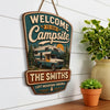 Custom Wood Sign - Personalized Birthday Camping Gifts For Campers, Mom, Dad, Brother, Sister, Kids - Our Little Outdoor Sanctuary