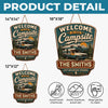 Custom Wood Sign - Personalized Birthday Camping Gifts For Campers, Mom, Dad, Brother, Sister, Kids - Our Little Outdoor Sanctuary
