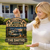 Custom Wood Sign - Personalized Birthday Camping Gifts For Campers, Mom, Dad, Brother, Sister, Kids - Rustic Charm, Endless Memories