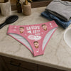 Custom Photo Women Briefs - Personalized Anniversary Wedding Gifts For Husband And Wife, Him And Her - The Luckiest Golfer In The World