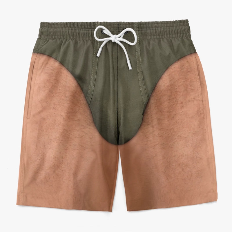 Custom Funny Men Swim Trunks - Personalized Summer Vacation And Travel Gifts For Men - Style Over Rules