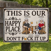Custom Home Decor Metal Sign - Personalized Summer Vacation And Travel Gifts For Husband And Wife, Him And Her, Dog Cat Lovers, Dog Dad And Mom - Together We Belong