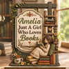 Custom 2-Layered Wooden Plaque - Personalized Bookish Gifts For Book Lovers, Bookworms, Readers - Books Bring Joy