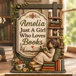 Custom 2-Layered Wooden Plaque - Personalized Bookish Gifts For Book Lovers, Bookworms, Readers - Books Bring Joy