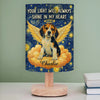Custom Photo Linen Bedside Table Lamp - Personalized Memorial Sympathy Gifts For Dogs, Cats - Always In My Heart