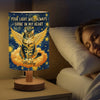 Custom Photo Linen Bedside Table Lamp - Personalized Memorial Sympathy Gifts For Dogs, Cats - Always In My Heart