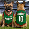 Custom Mexico World Football Pet Jersey - Personalized Birthday Gifts For Football Dog Cat Lovers, Dog Dad And Mom, Cat Owners - Soccer Squad Goals With Paws