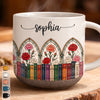 Custom Pottery Mug - Personalized Bookish Gifts For Book Lovers, Bookworms, Readers - Bloom Through Books