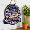 Custom Poolside Wood Sign - Personalized Summer Vacation And Travel Gifts For Mom, Dad, Brother, Sister, Kids - Making Splash Memories