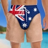 Custom Funny Men Swim Trunks - Personalized Summer Vacation And Travel Gifts For Men - Born For Summer