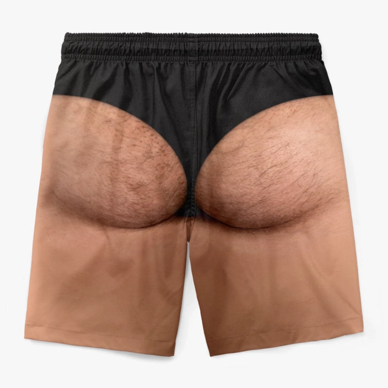 Custom Funny Men Swim Trunks - Personalized Summer Vacation And Travel Gifts For Men - Almost Perfect