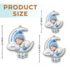 Custom Acrylic Ornament - Personalized Baby Shower, Gender Reveal Gifts For New Moms, New Dads, New Parents - Tiny Miracle Arrived
