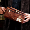 Custom Photo Leather Toiletry Bag - Personalized Anniversary Wedding Gifts For Husband And Wife, Him And Her - Journeying Through Life Together