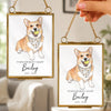 Custom Photo Frame Ornament - Personalized Pet Memorial Sympathy Gifts For Dogs, Cats - Forever Loved Forever Missed