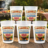 Custom BBQ Party Cups - Personalized Grilling Gifts For Men, BBQ Lovers - Welcome To Our Pool & Patio