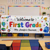 Custom Classroom Decor Outdoor Banner - Personalized Back To School Gifts For Teachers - Teaching With Heart