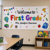 Custom Classroom Decor Outdoor Banner - Personalized Back To School Gifts For Teachers - Teaching With Heart