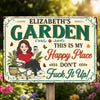 Custom Home Decor Metal Sign - Personalized  Birthday Garden Gifts For Gardeners - Welcome To My Paradise