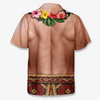 Custom Funny Unisex Tropical Hawaiian Aloha Shirt - Personalized Summer Vacation And Travel Gifts For Men - Abs On Demand
