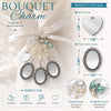 Custom Photo Bouquet Charm - Personalized Memorial Sympathy Gifts For Brides - Carrying Your Love With Me