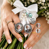 Custom Photo Bouquet Charm - Personalized Memorial Sympathy Gifts For Brides - Carrying Your Love With Me