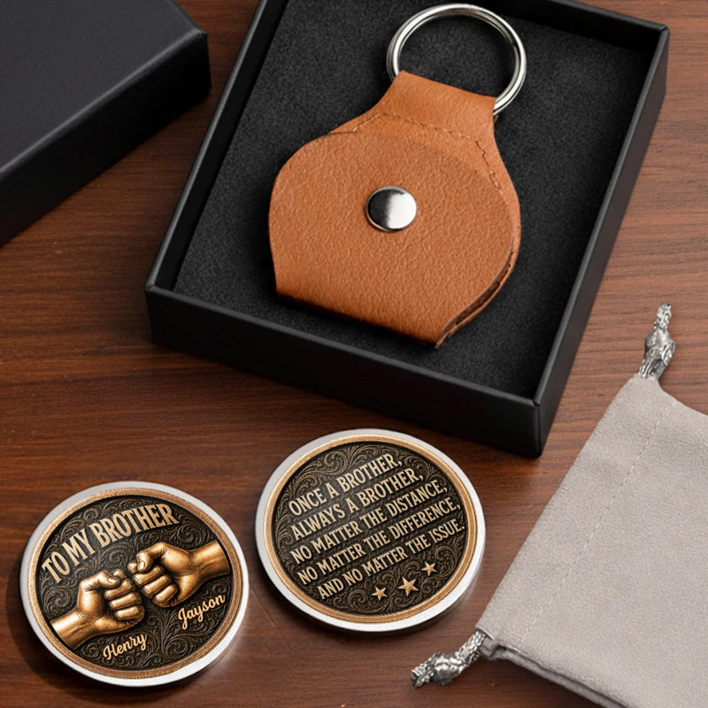 Custom Pocket Hug - Personalized Birthday Gifts For Brother - Always Got Your Back, Bro