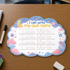 Custom Kids Acrylic Tracing Board - Personalized Back To School Gifts For Kids - Learning Starts Here