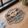 Custom Poolside Shaped Doormat - Personalized Summer Vacation And Travel Gifts For Mom, Dad, Brother, Sister, Kids - Making Summer Memories