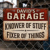 Custom Home Decor Metal Sign - Personalized Birthday Gifts For Men, Man Cave, Dad, Grandpa - Garage Life Forever