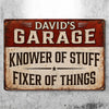 Custom Home Decor Metal Sign - Personalized Birthday Gifts For Men, Man Cave, Dad, Grandpa - Garage Life Forever