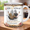 Custom Mug - Personalized Best Friend Birthday Gifts For Women, Besties, Sisters, BFF - Growing Older, Staying Fabulous