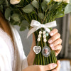Custom Photo Bouquet Charm - Personalized Memorial Sympathy Gifts For Brides - In Loving Memory