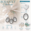 Custom Photo Bouquet Charm - Personalized Memorial Sympathy Gifts For Brides - In Loving Memory