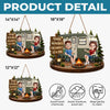 Custom Wood Sign - Personalized Birthday Camping Gifts For Campers, Husband And Wife, Him And Her - Our Favorite Escape Is Together