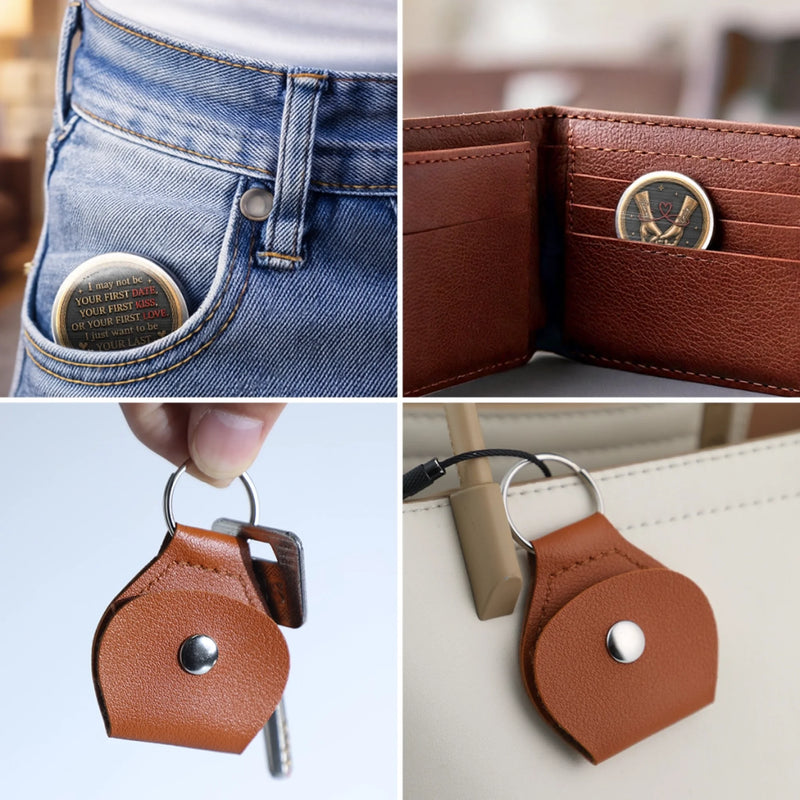 Custom Pocket Hug - Personalized Anniversary Wedding Gifts For Husband And Wife, Him And Her - A Forever Love Token