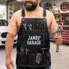 Custom Mechanic T-shirt - Personalized Grilling Gifts For Husband, Son, Grandson, Yourself - Built In The Garage