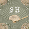 Custom Bamboo Hand Fan - Personalized Anniversary Wedding Gifts For Husband And Wife, Him And Her - Cherishing Every Single Moment Together
