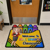 Custom Classroom Decor Shaped Doormat - Personalized Back To School Gifts For Teachers - Teaching Makes A Difference
