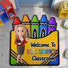 Custom Classroom Decor Shaped Doormat - Personalized Back To School Gifts For Teachers - Teaching Makes A Difference