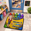 Custom Classroom Decor Shaped Doormat - Personalized Back To School Gifts For Teachers - Teaching Makes A Difference