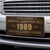 Custom License Plate - Personalized Anniversary Wedding Gifts For Husband And Wife, Him And Her - Forever & Always