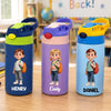 Custom Kids Insulated Water Bottle - Personalized Back To School Gifts For Kids - Ready To Learn