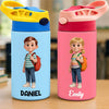 Custom Kids Insulated Water Bottle - Personalized Back To School Gifts For Kids - Ready To Learn