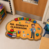 Custom Classroom Decor Shaped Doormat - Personalized Back To School Gifts For Teachers - Teaching with Heart