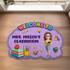 Custom Classroom Decor Shaped Doormat - Personalized Back To School Gifts For Teachers - Teaching with Heart