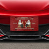 Custom License Plate - Personalized Anniversary Wedding Gifts For Husband And Wife, Him And Her   - Two Hearts, One Home