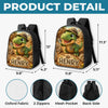 Custom Kids Front Printed Backpack - Personalized Back To School Gifts For Kids - Roar And Learn