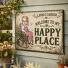 Custom Home Decor Metal Sign - Personalized  Birthday Garden Gifts For Gardeners - Lost In My Floral Wonderland