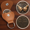 Custom Pocket Hug - Personalized Anniversary Wedding Gifts For Husband And Wife, Him And Her - Love You To The Moon